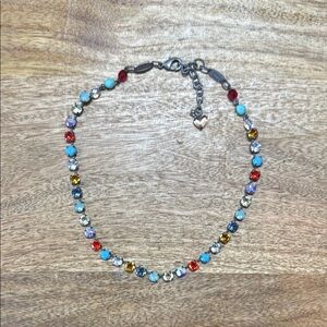Colorful Sabika Crystal Necklace